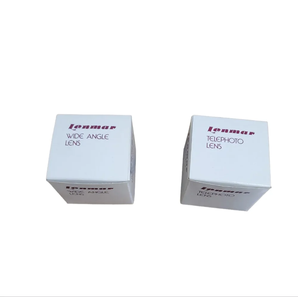 Lenmar Camera Lens Set Of 2 Wide Angle & Telephoto